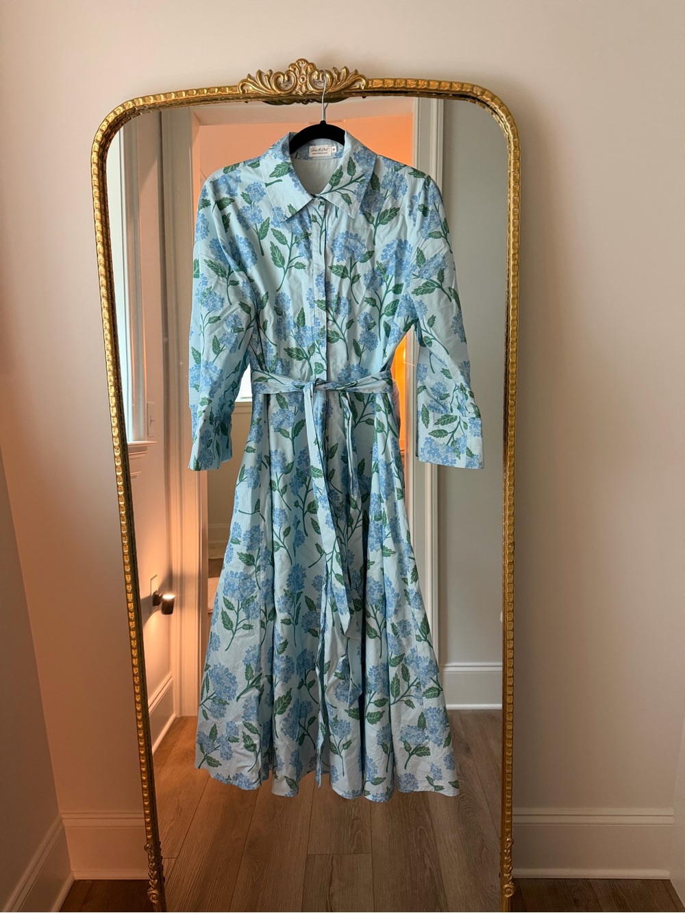 Blue Hydrangea Dress
